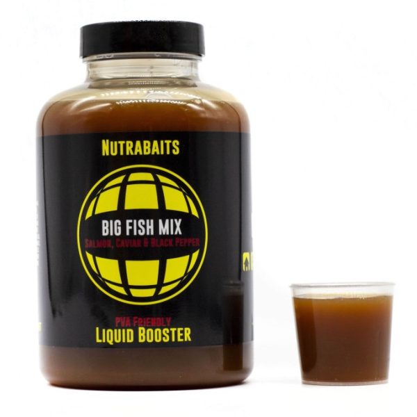 Nutrabaits – Big Fish Mix: Salmon, Caviar & Black Pepper Liquid Booster