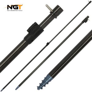 NGT 96cm Storm Pole - Extendable Aluminium Storm Pole with T Bar