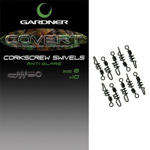 Gardner Covert Corkscrew Swivel Size 8